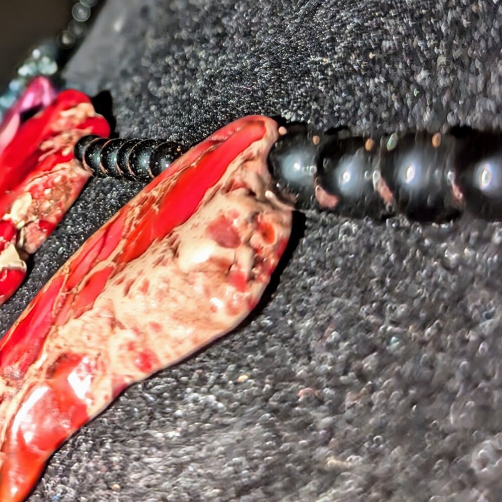 New mixed color stones long necklace by Amra Home Accents - Picture 4 of 6